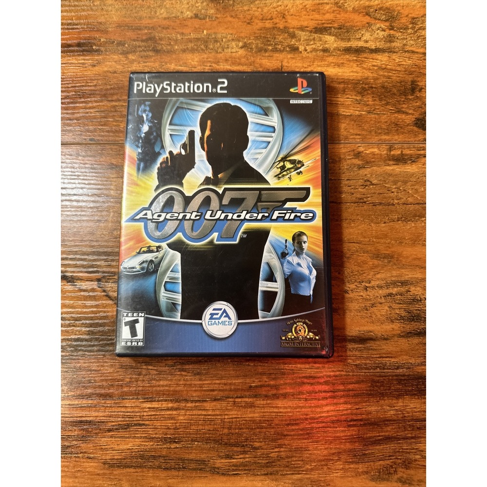 007 Agent Under Fire James Bond PlayStation 2 PS2 Black Label Complete CIB